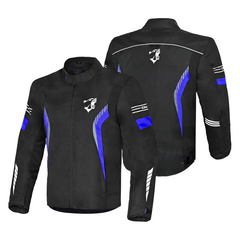 BELA BRADLEY GIACCA UOMO MOTO NERO BLU 