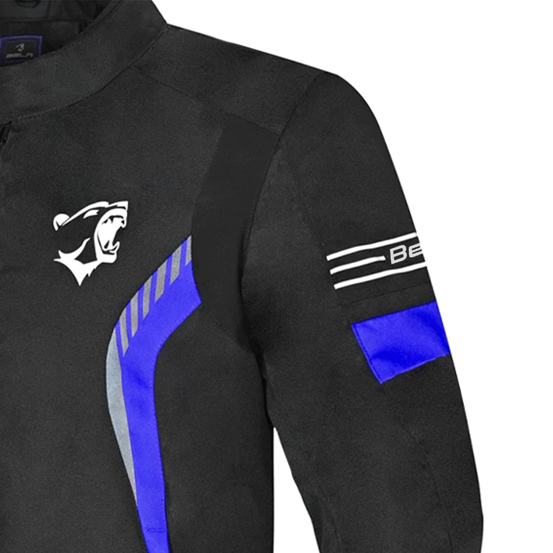 BELA BRADLEY GIACCA UOMO MOTO NERO BLU 