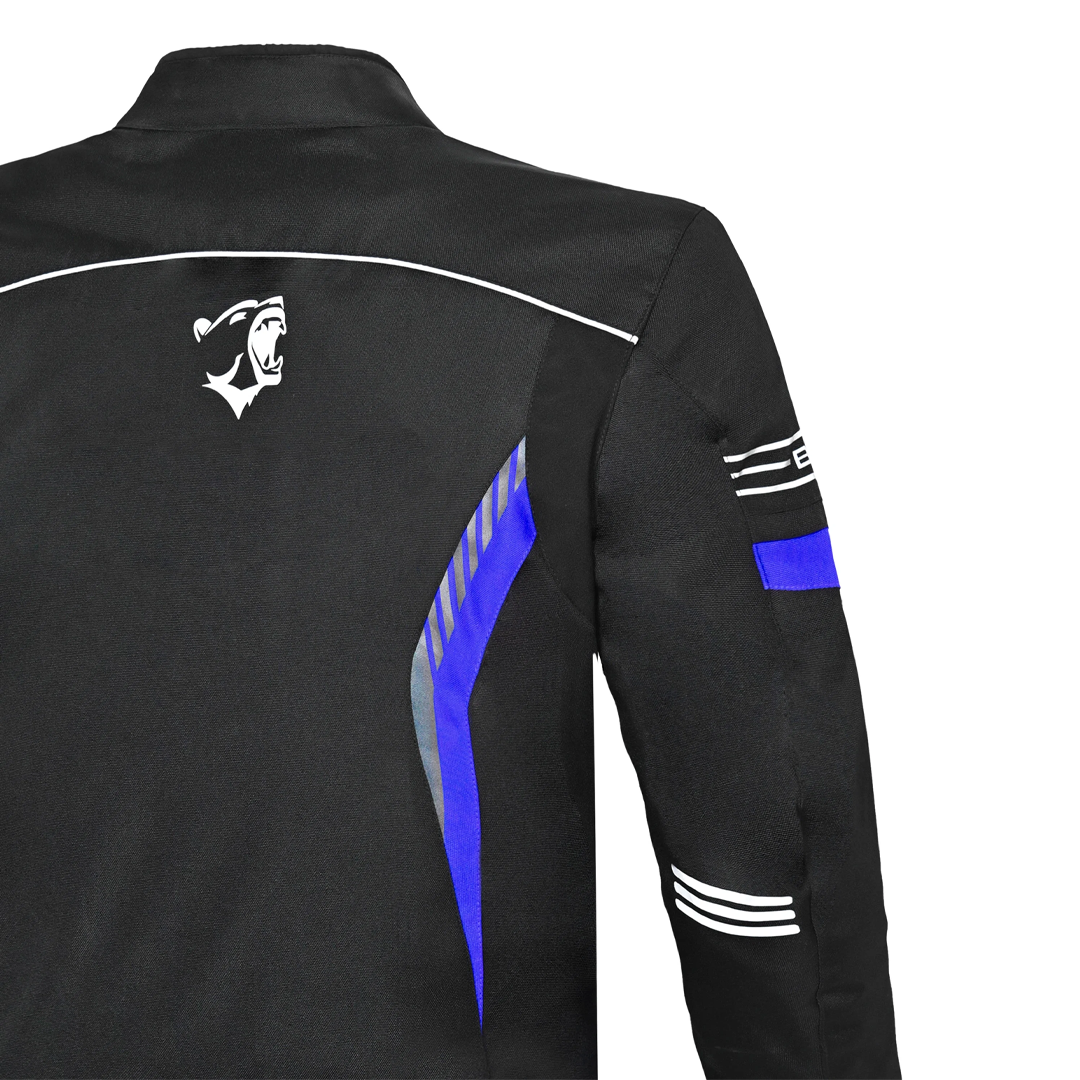 BELA BRADLEY GIACCA UOMO MOTO NERO BLU 