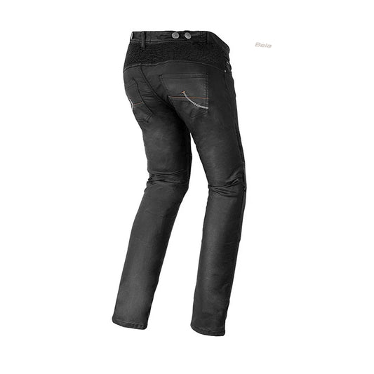 BELA CAT PANTALONI DONNA RIVESTITO CERA JEANS NERO – Yamoto.it