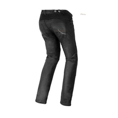 BELA CAT PANTALONI DONNA RIVESTITO CERA JEANS NERO 
