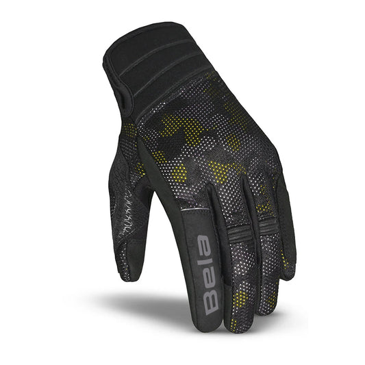 BELA Cirus Camo Summer Fabric Gloves Black/Fluorescent Yellow/Camo – Yamoto.it