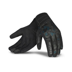 BELA CIRUS CAMO GUANTI IN TESSUTO ESTIVO NERO/BLU/CAMO 