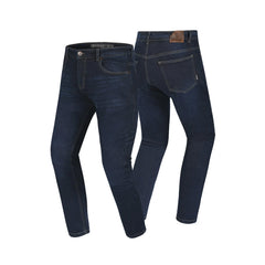 BELA CLARK PANTALONI DONNA JEANS SCURO BLU SPRAY 