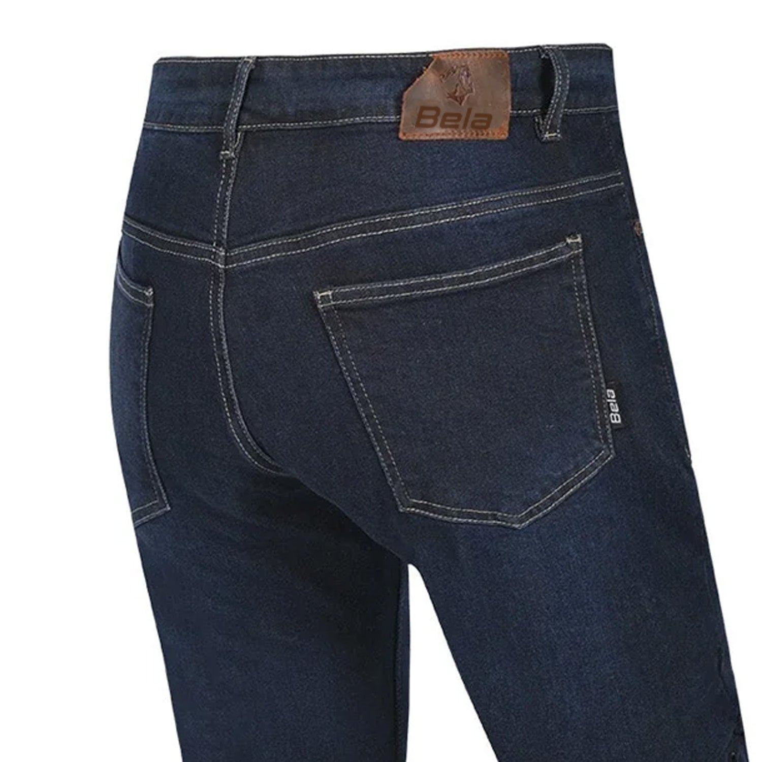 BELA CLARK PANTALONI DONNA JEANS SCURO BLU SPRAY 