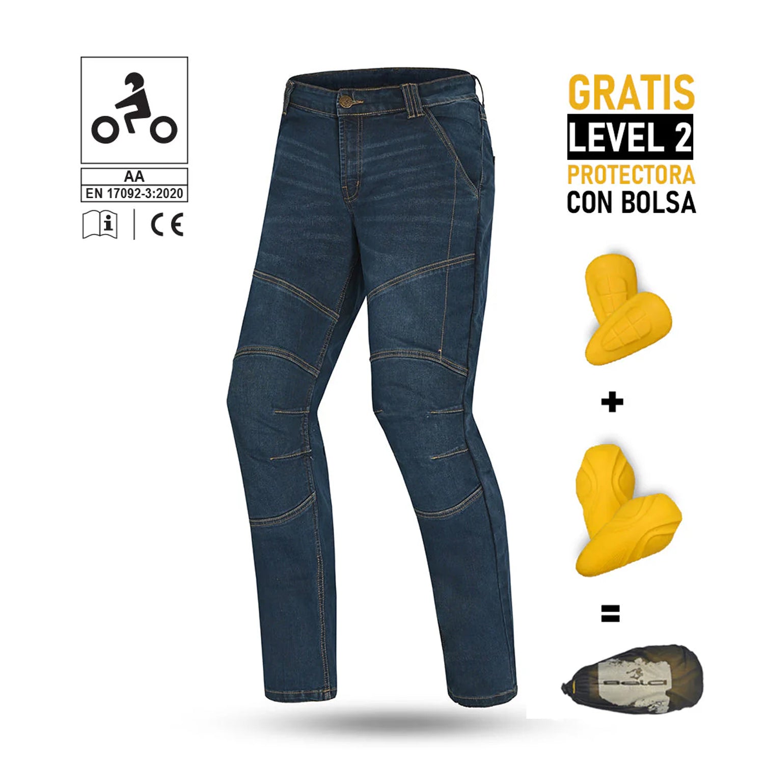 BELA CRACK PANTALONI UOMO JEANS BLU 