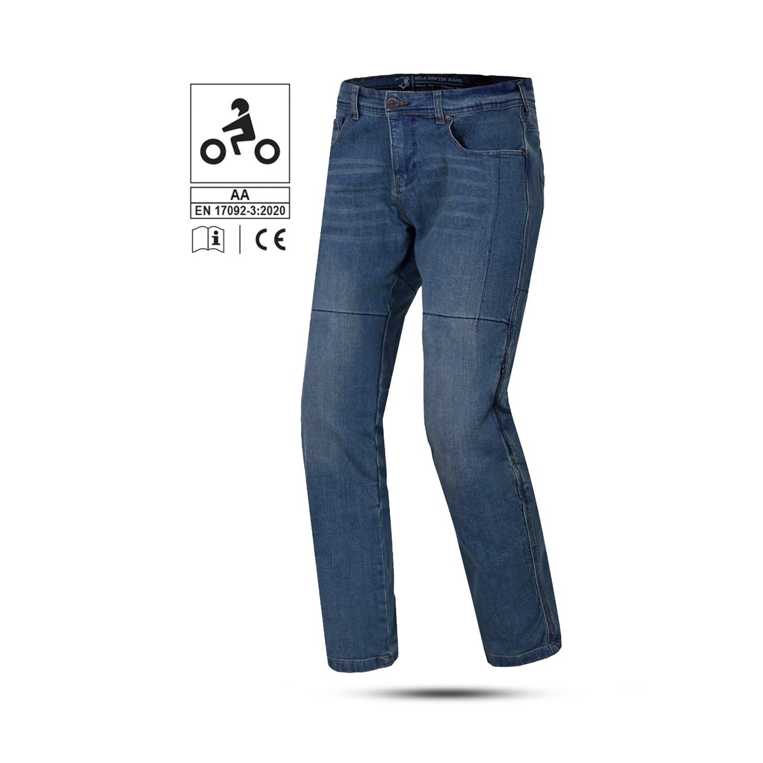 BELA DRIFTER PANTALONE UOMO JEANS 30L BLU INDIGO 