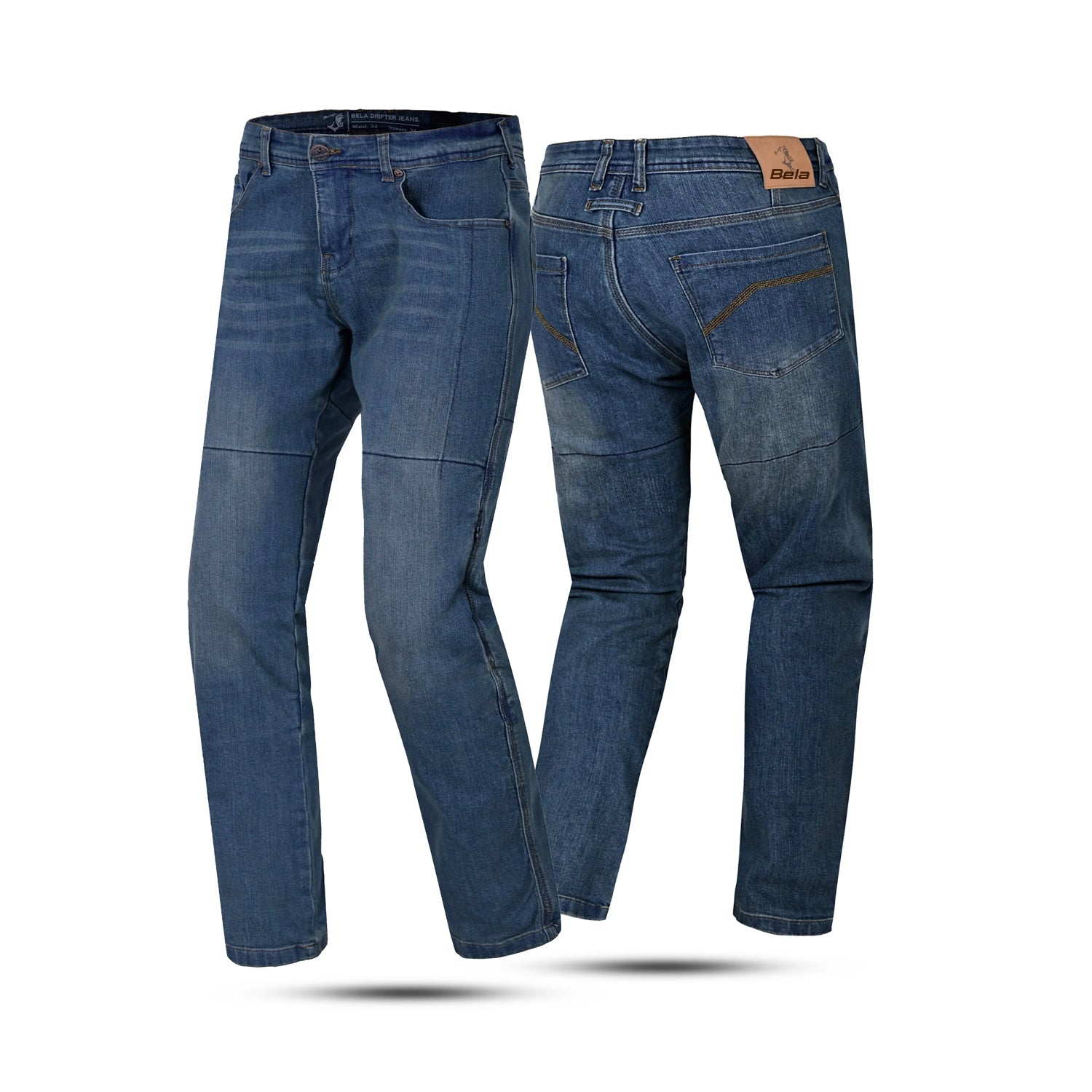BELA DRIFTER PANTALONE UOMO JEANS 30L BLU INDIGO 
