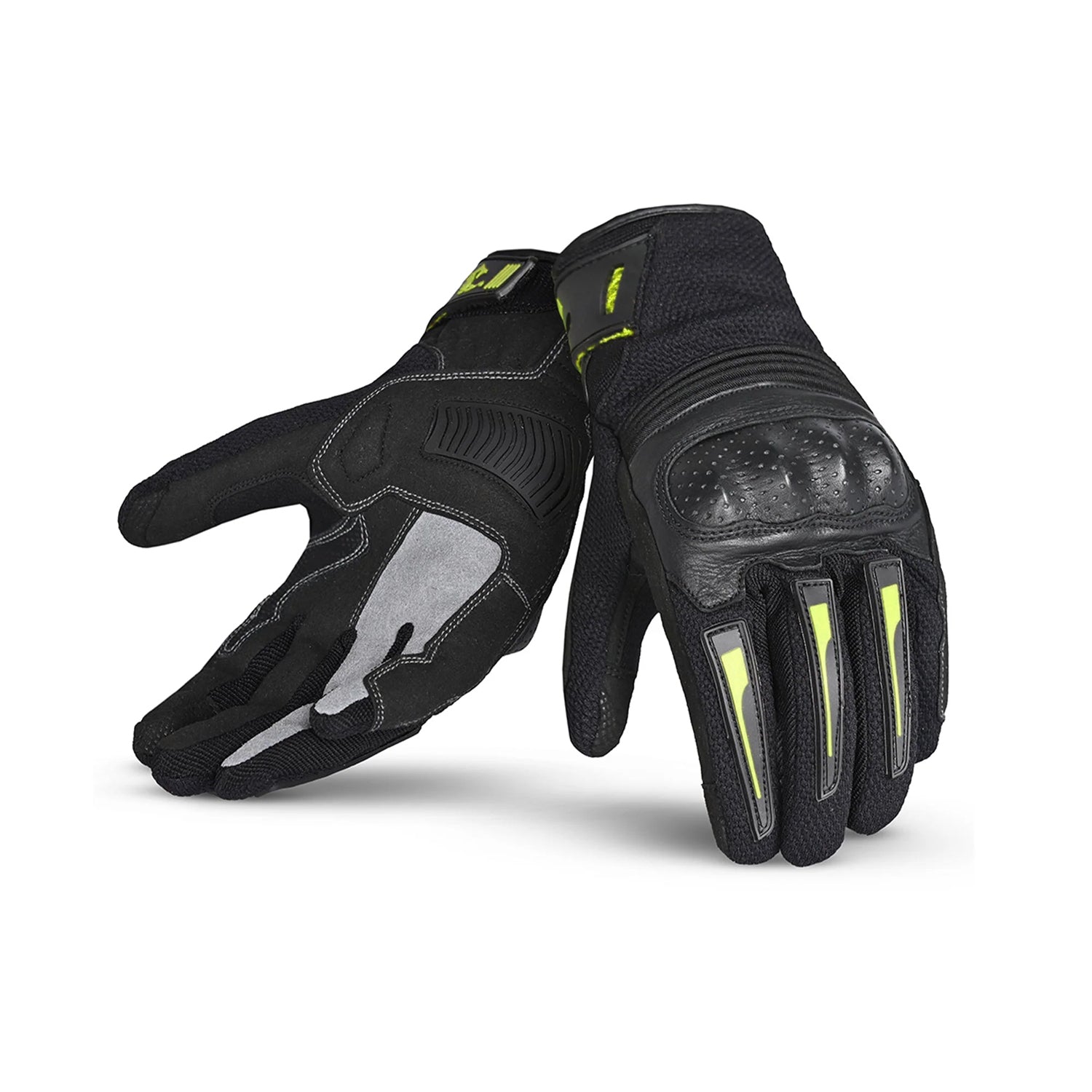 BELA DRIFT GUANTI DONNA MOTO TESSUTO NERO GIALLO 