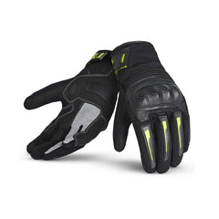 BELA DRIFT GUANTI DONNA MOTO TESSUTO NERO GIALLO 