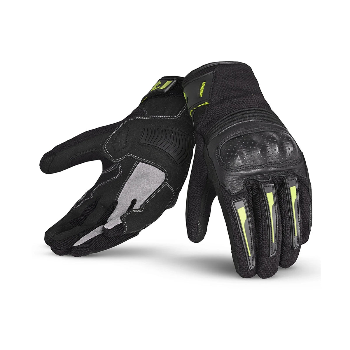 BELA DRIFT MAN GUANTI MOTO TESSUTO NERO GIALLO 