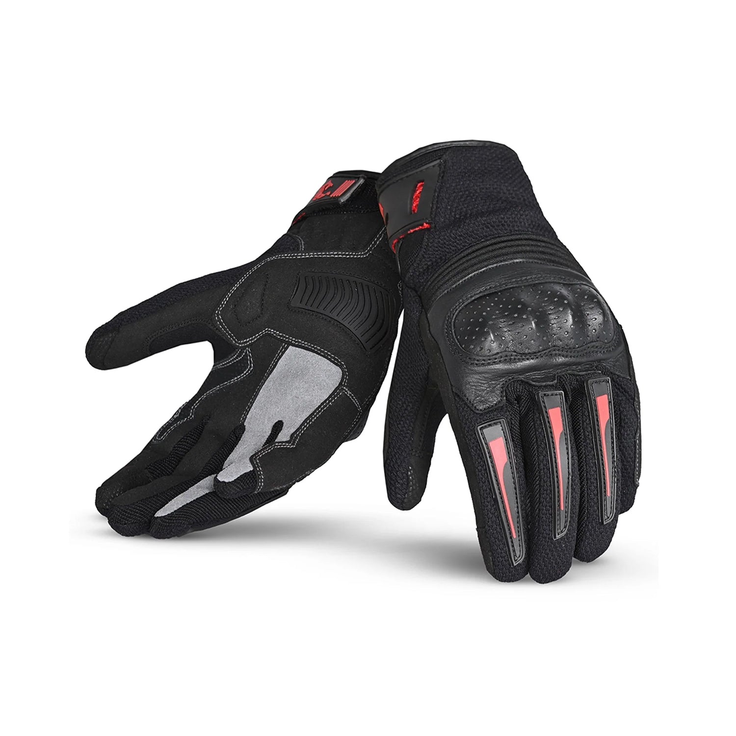 BELA DRIFT MAN GUANTI MOTO TESSUTO NERO ROSSO 