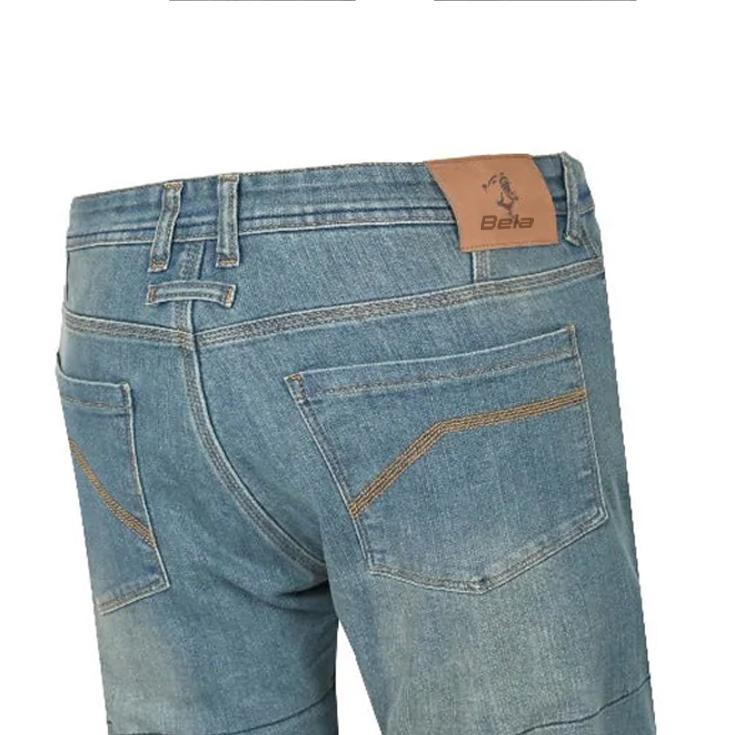 BELA DRIFTER PANTALONI UOMO JEANS VINTAGE CHIARO 32L BLU 