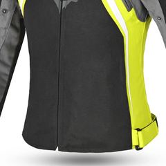 BELA ELANUR GIACCA DONNA MOTO TOURING IN TESSUTO NERA/GIALLO 