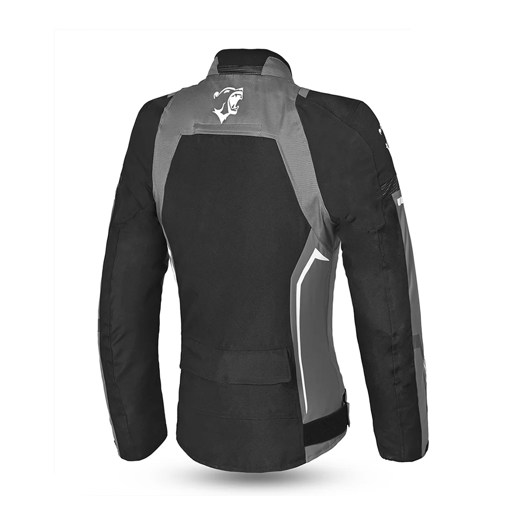 BELA ELANUR GIACCA DONNA MOTOCICLISTA NERO GRIGIO 