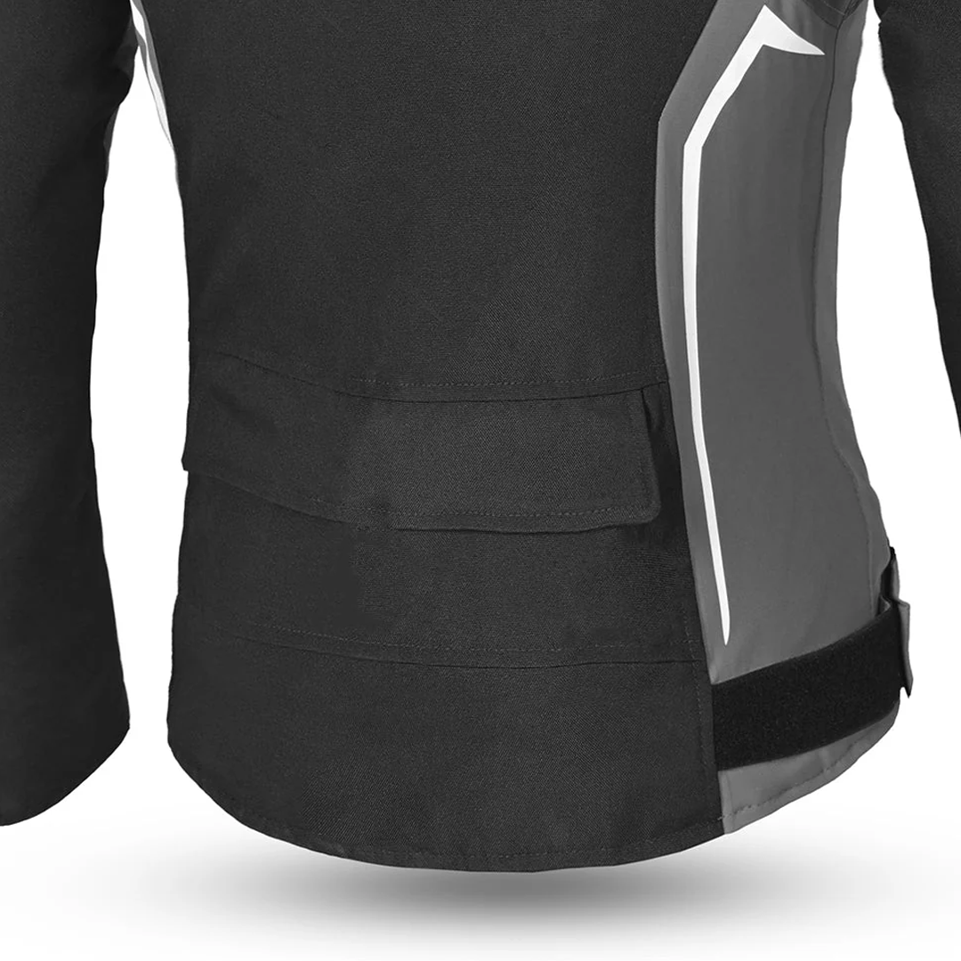 BELA ELANUR GIACCA DONNA MOTOCICLISTA NERO GRIGIO 