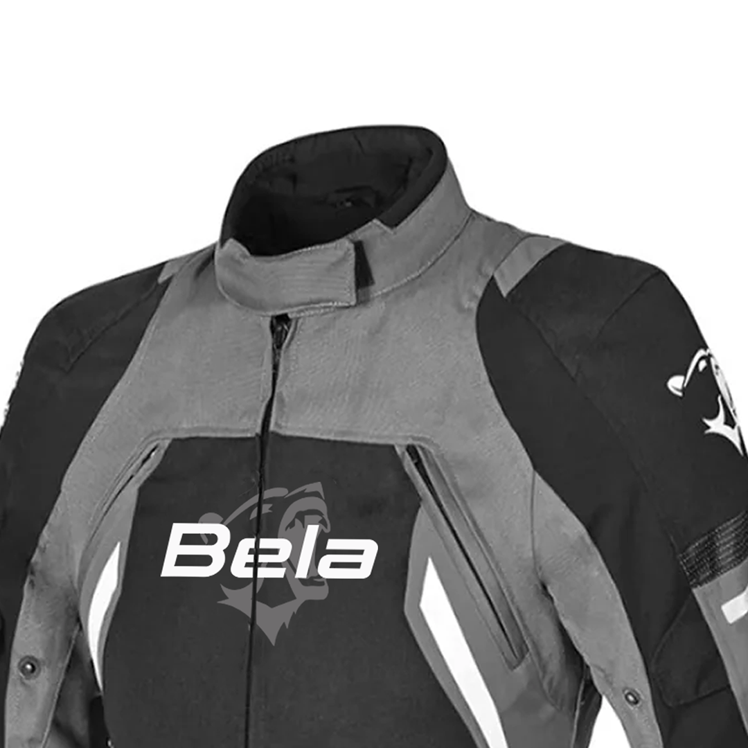 BELA ELANUR GIACCA DONNA MOTOCICLISTA NERO GRIGIO 