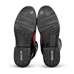 BELA EXTREME FORCE STIVALI DONNA MOTO NERO GRIGIO ROSSO 