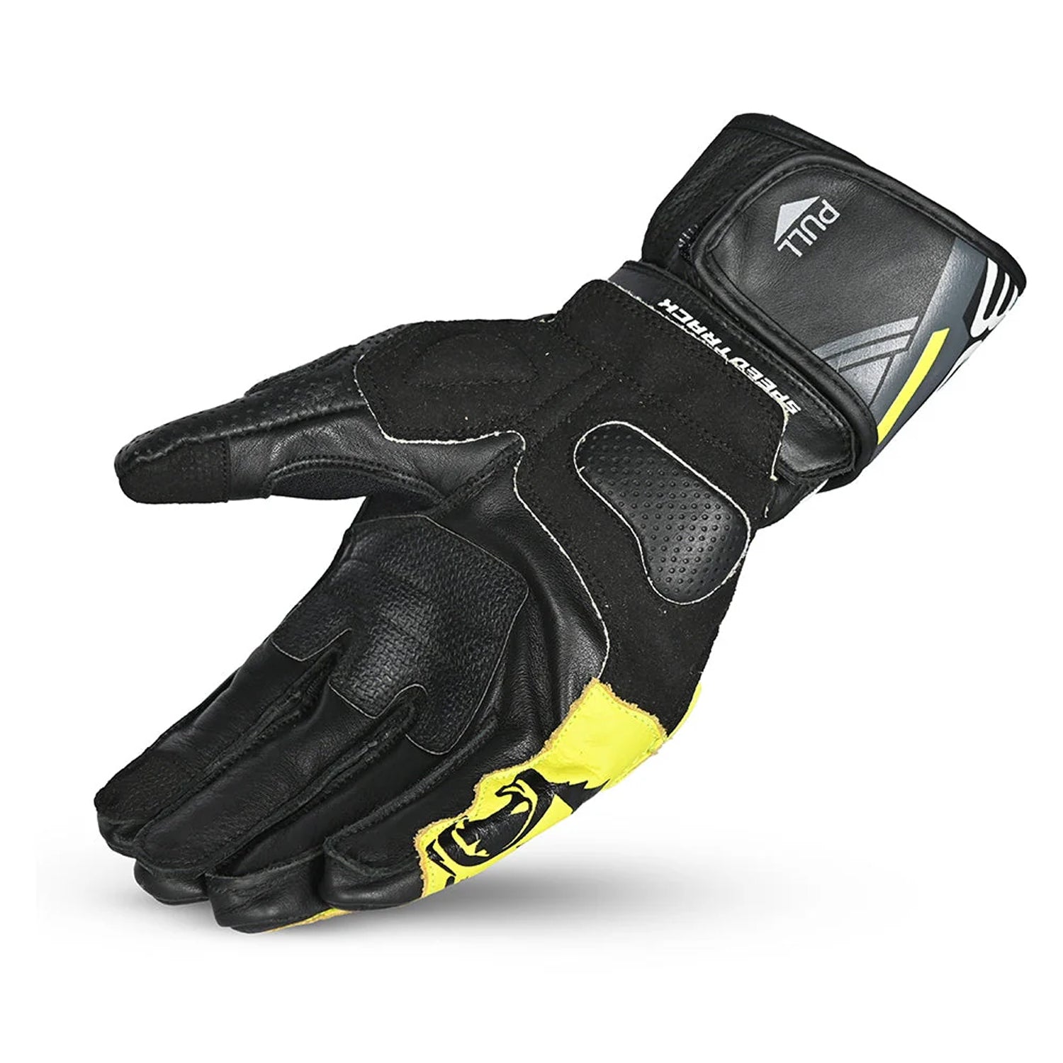 BELA LEMOX GUANTI PER CORSA NERO/BIANCO/GIALLO 