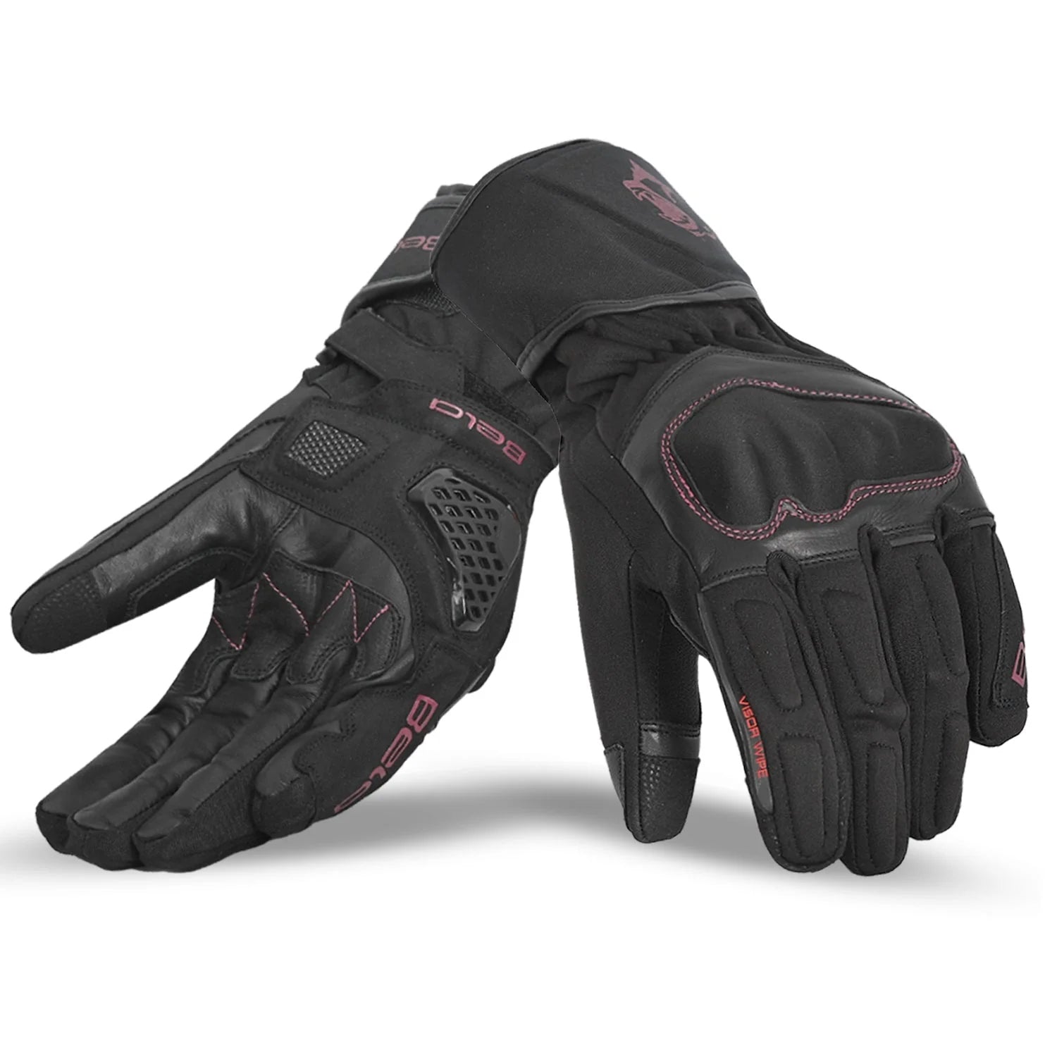 BELA GUANTI UOMO FROST SHIELD BORDEAUX BURGUNDY NERO 