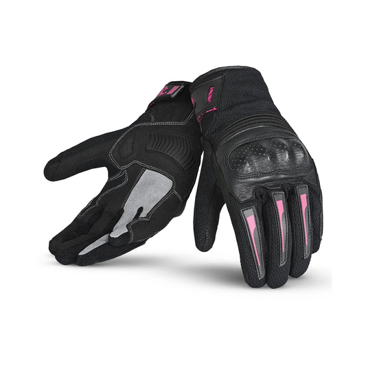 BELA GUANTO TEXTIL DRIFT LADY NERO/ROSA – Yamoto.it