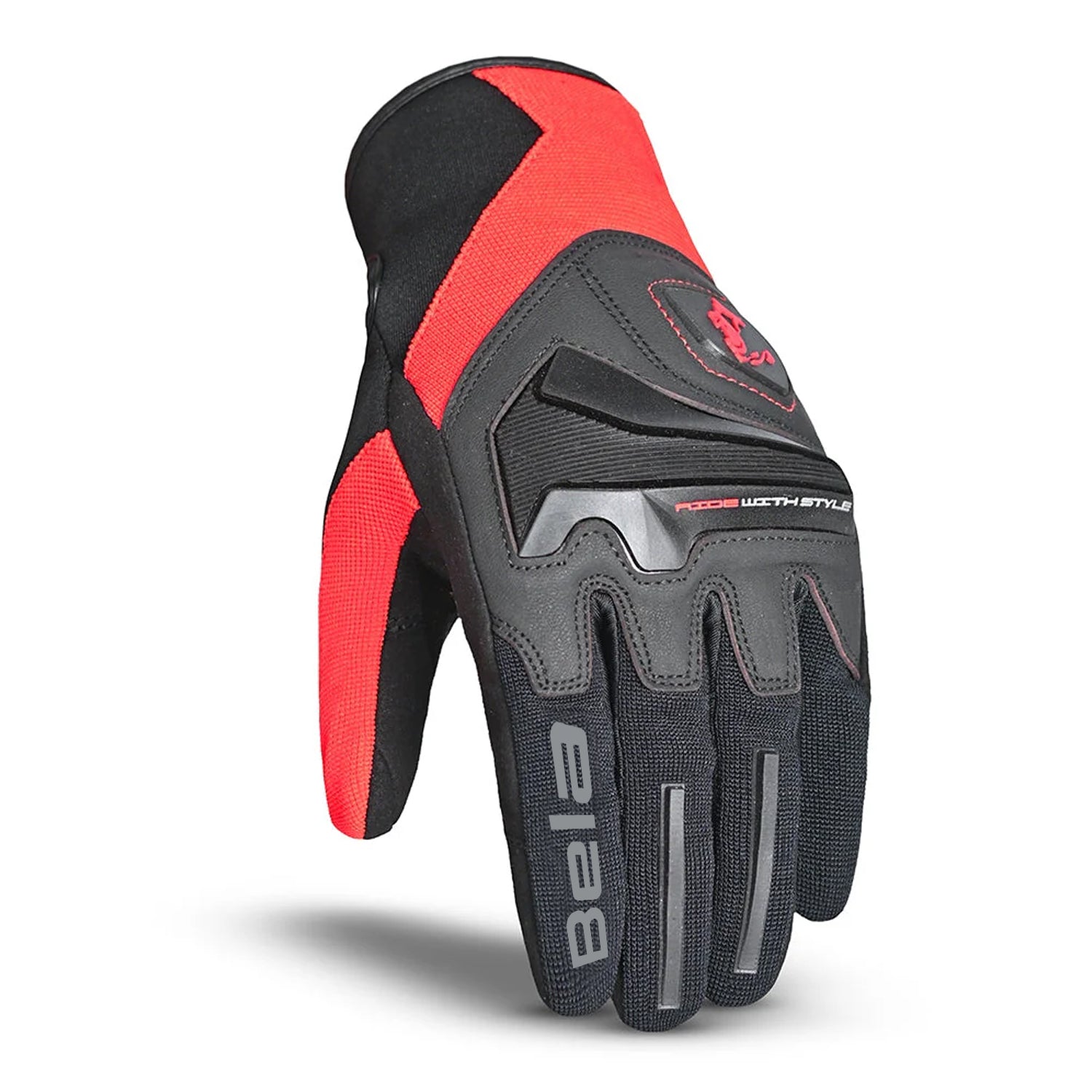 BELA GUANTO TEXTIL STAR MAN ROJO/NEGRO 