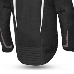 BELA HIGHLAND GIACCA UOMO MOTO NERO BIANCO ARANCIONE 