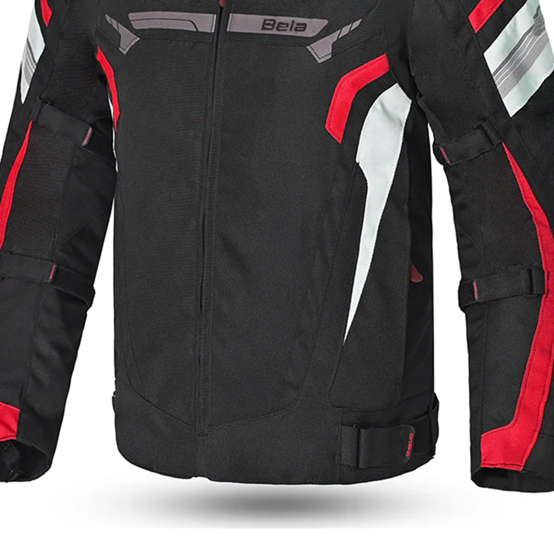 BELA HIGHLAND GIACCA UOMO MOTO NERO ROSSO 