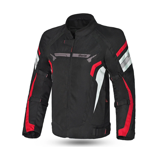 BELA HIGHLAND GIACCA UOMO MOTO NERO ROSSO – Yamoto.it