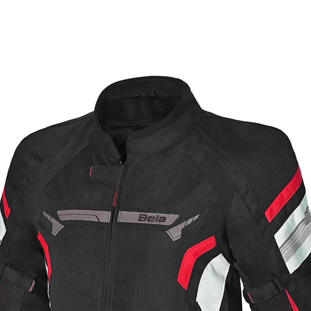 BELA HIGHLAND GIACCA UOMO MOTO NERO ROSSO 