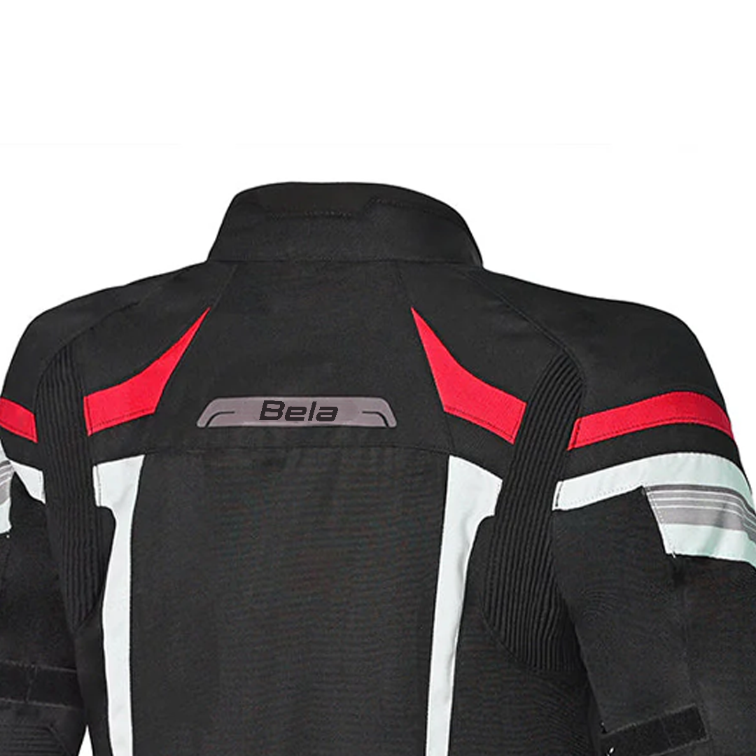 BELA HIGHLAND GIACCA UOMO MOTO NERO ROSSO 