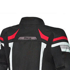 BELA HIGHLAND GIACCA UOMO MOTO NERO ROSSO 