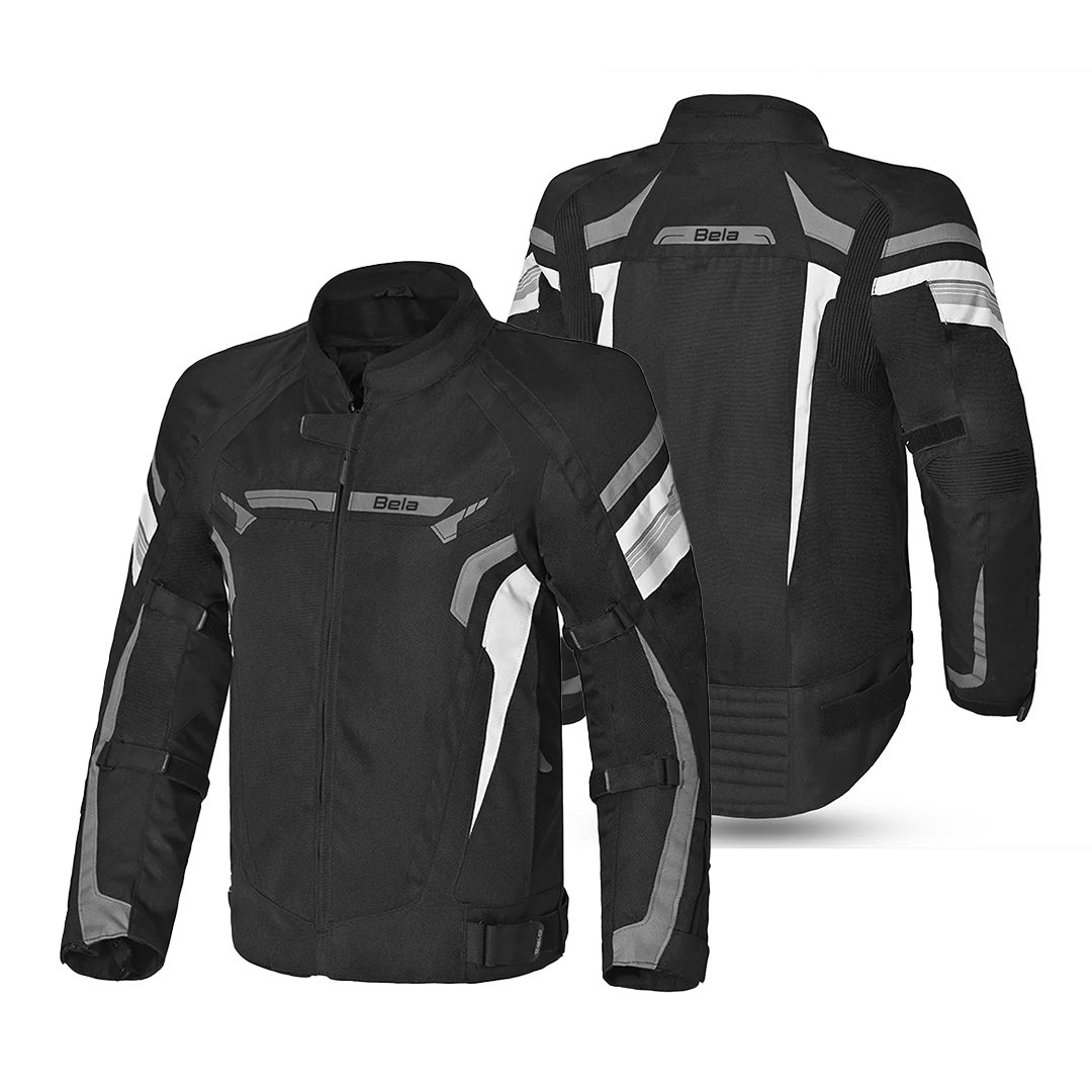 BELA HIGHLAND GIACCA UOMO MOTO NERA ICE GRIGIA 