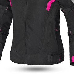 BELA HIGHLAND GIACCA DONNA MOTO NERO ROSA 
