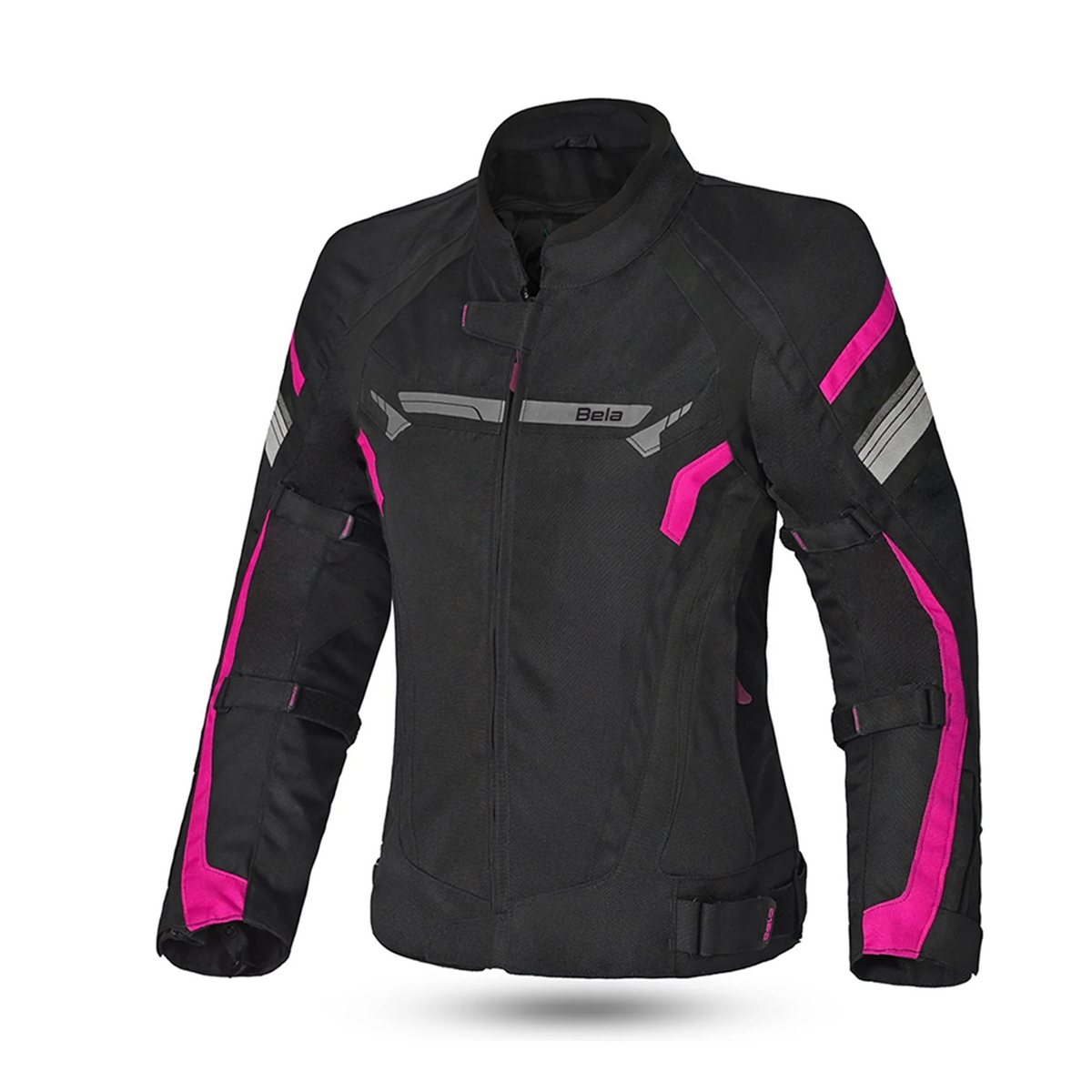 BELA HIGHLAND GIACCA DONNA MOTO NERO ROSA 