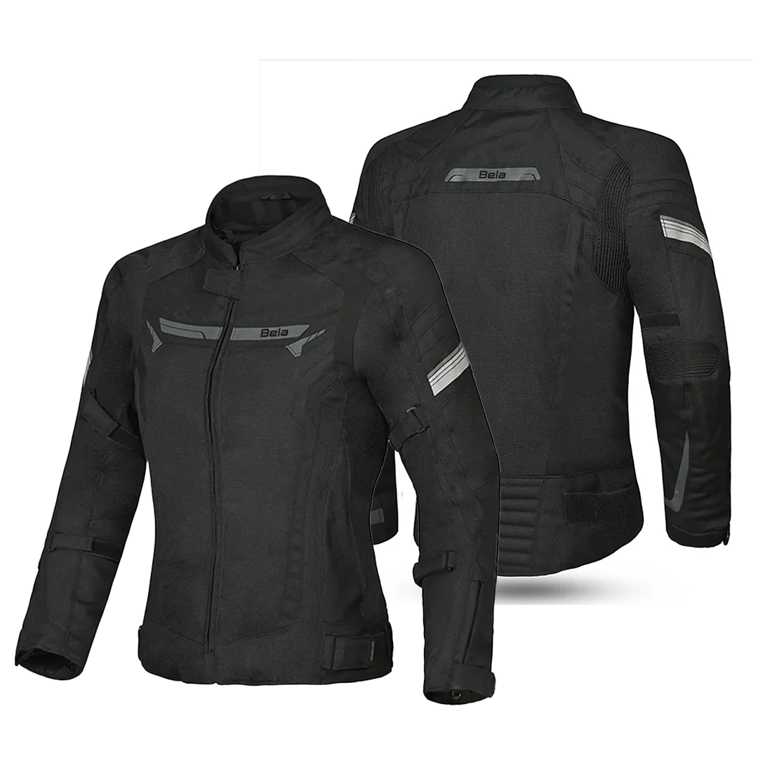 BELA HIGHLAND GIACCA DONNA MOTO NERO GRIGIO 