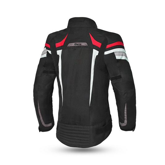 BELA HIGHLAND GIACCA DONNA MOTO NERO ROSSO – Yamoto.it