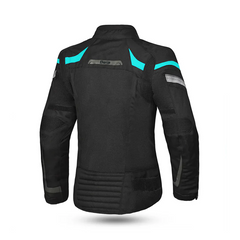 BELA HIGHLAND GIACCA DONNA MOTO TURCHESE NERO 