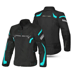 BELA HIGHLAND GIACCA DONNA MOTO TURCHESE NERO 