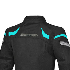 BELA HIGHLAND GIACCA DONNA MOTO TURCHESE NERO 
