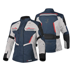 BELA HURRICANE 3 IN 1 GIACCA DONNA MOTO BLU GHIACCIO ROSSO 