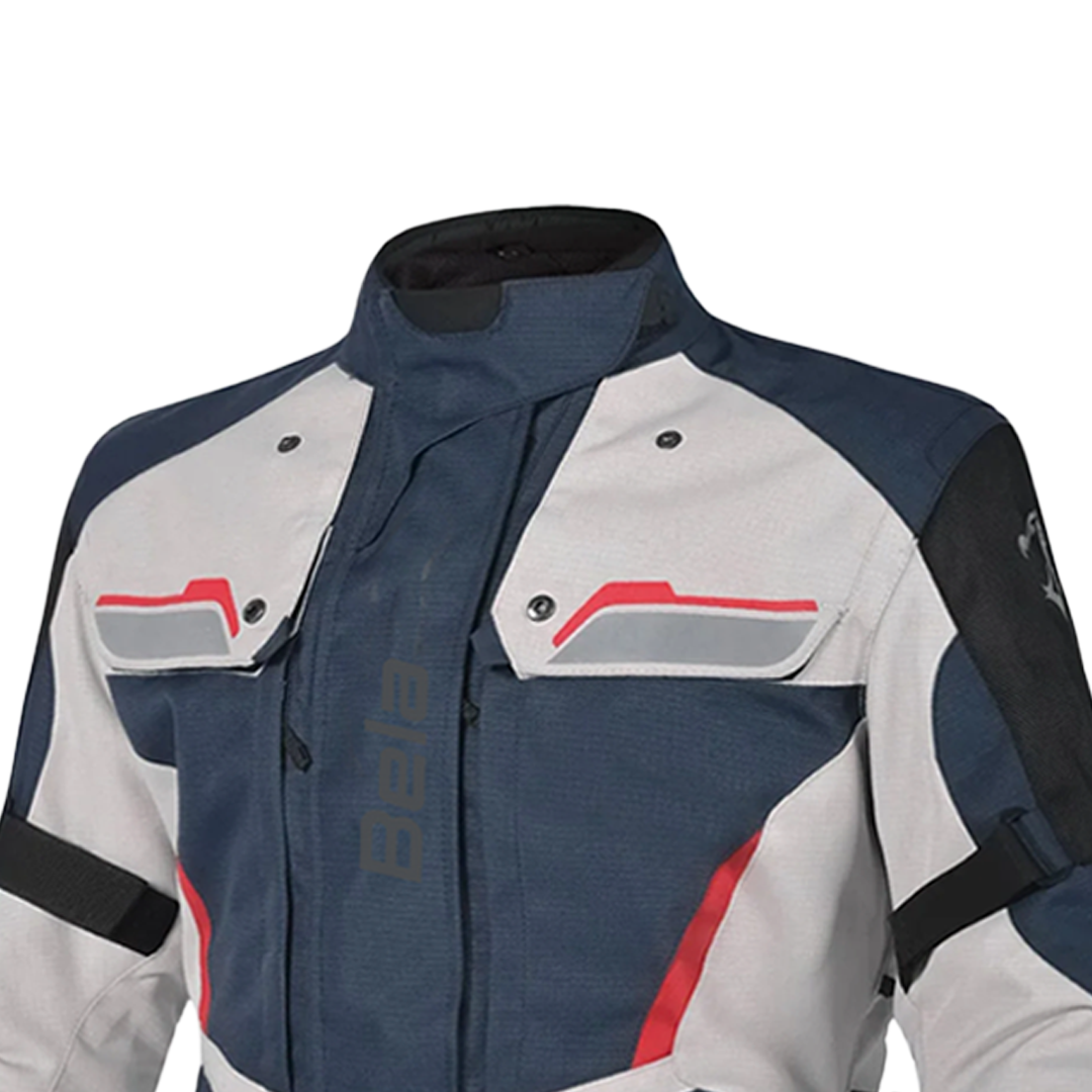 BELA HURRICANE 3 IN 1 GIACCA DONNA MOTO BLU GHIACCIO ROSSO 