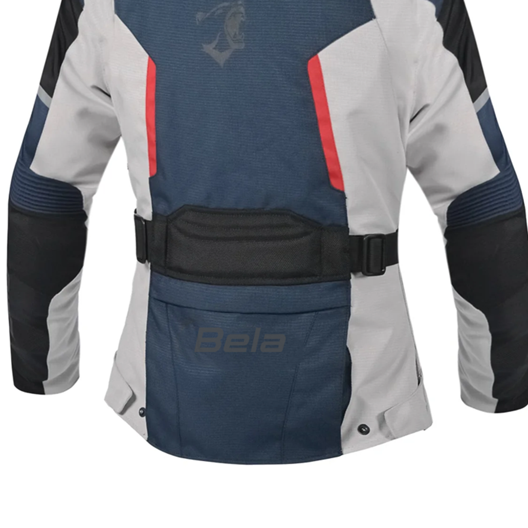 BELA HURRICANE 3 IN 1 GIACCA DONNA MOTO BLU GHIACCIO ROSSO 