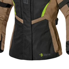 BELA HURRICANE 3 IN 1 GIACCA DONNA MOTO NERO SABBIA GIALLO FLUO 
