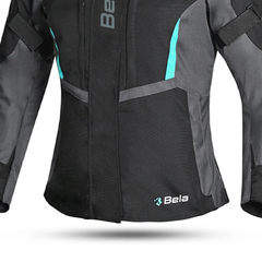 BELA HURRICANE GIACCA DONNA TURCHESE NERO 