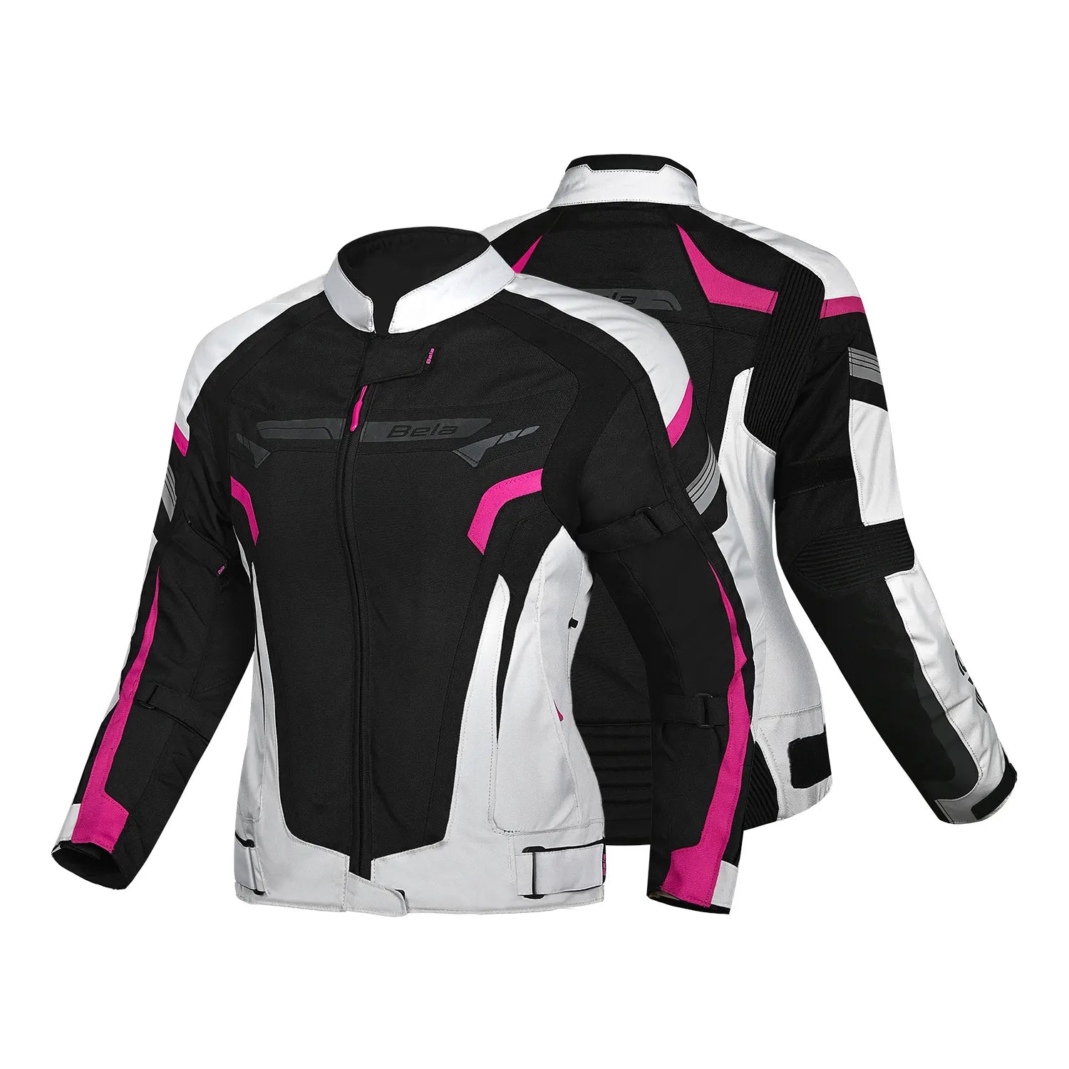 BELA HIGHLAND GIACCA DI MOTO DONNA GHIACCIO ROSA 