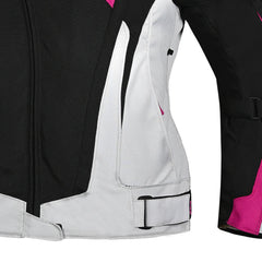 BELA HIGHLAND GIACCA DI MOTO DONNA GHIACCIO ROSA 