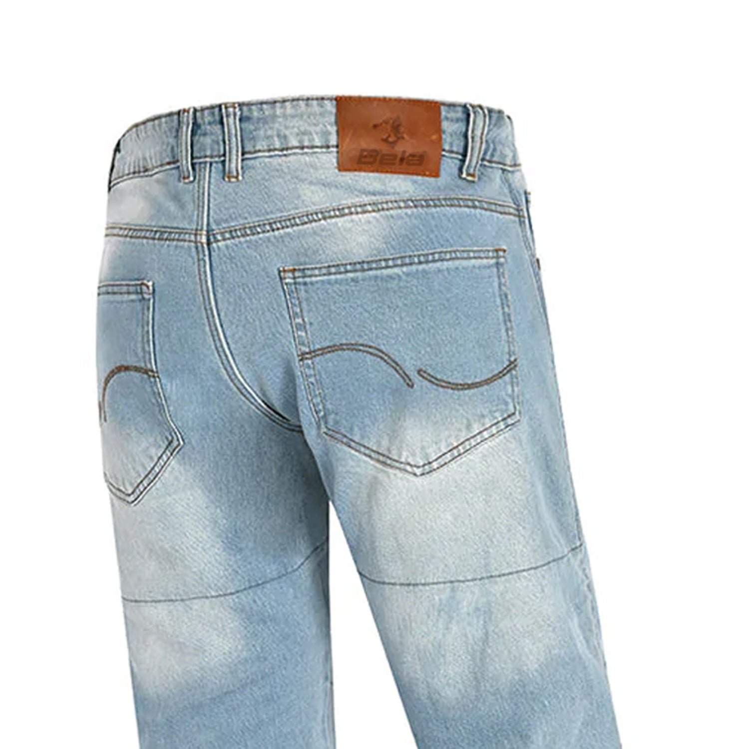 BELA JOHN PANTALONI UOMO JEANS CHIARO BLU 