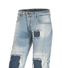 BELA JOHN PANTALONI UOMO JEANS CHIARO BLU 