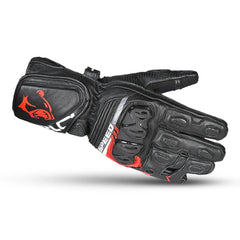 BELA LEMOX GUANTI CORSA NERO ROSSO 